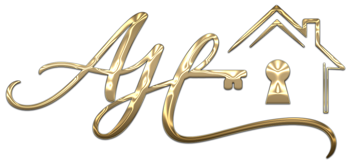 Ashley Hunt gold real estate logo, providing expert realtor services across East Tennessee, Hawkins County, and Hamblen County.